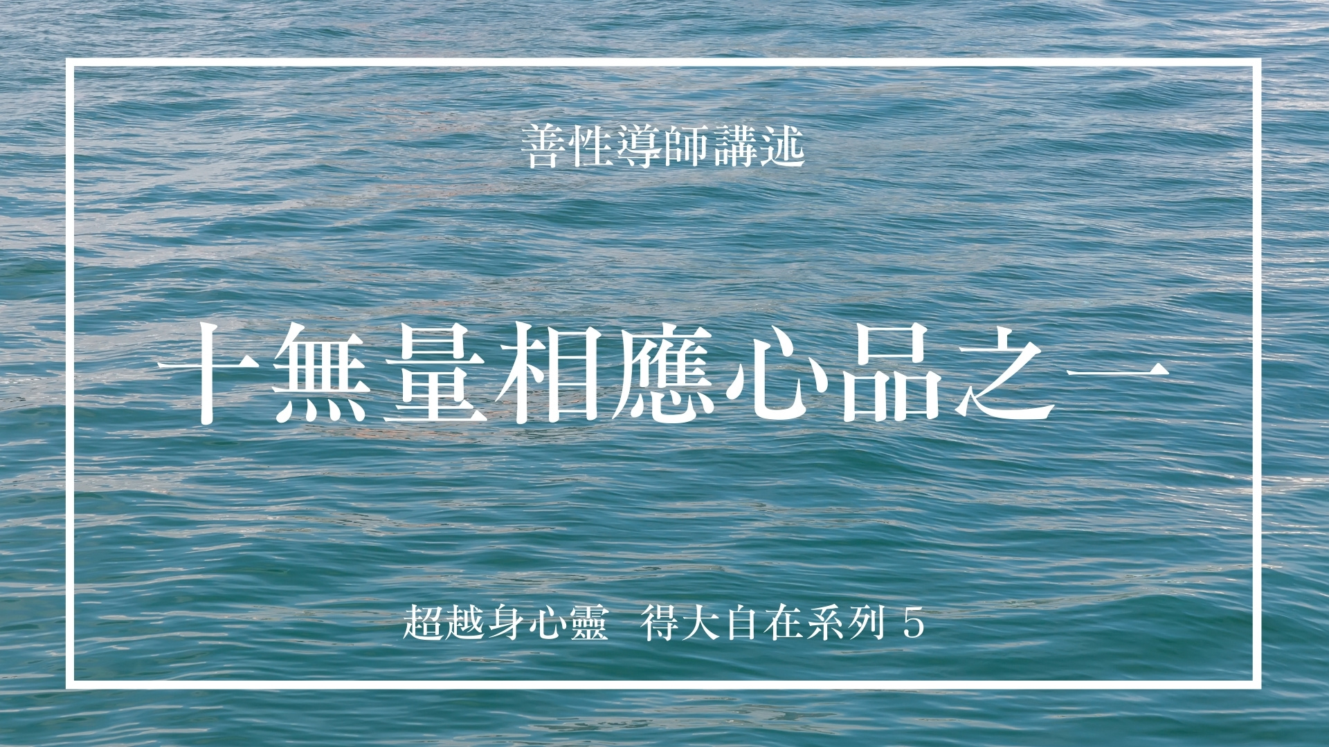 十無量相應心品之一