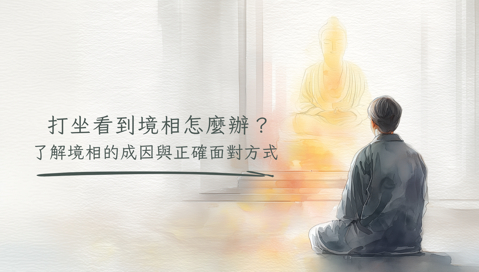 打坐看到境相怎麼辦？了解境相的成因與正確面對方式