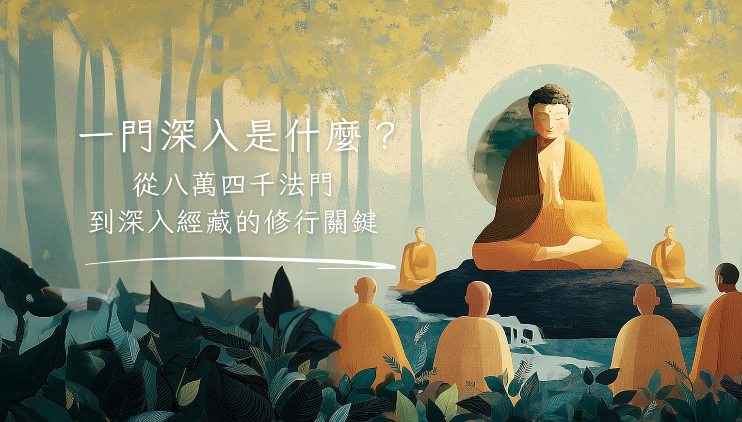 一門深入是什麼？從八萬四千法門到深入經藏的修行關鍵